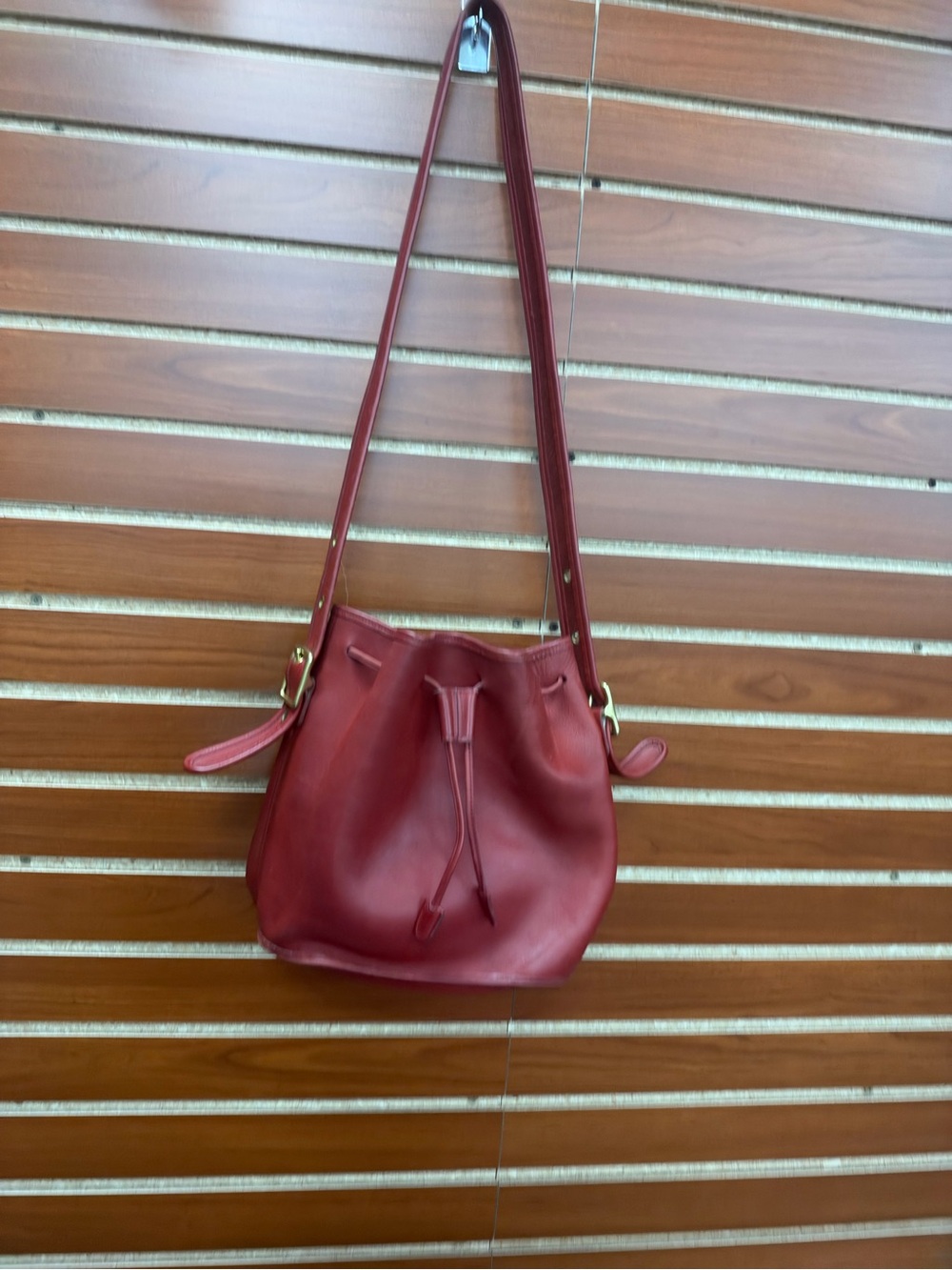 Vintage Coach Lula's Legacy Drawstring Bucket Bag style # 9952